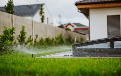 Instalace zavlažovacího systému menší zahrady a předzahrádky rodinného domu ve Strážnici.